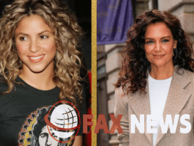 Schauspielerin mit Locken